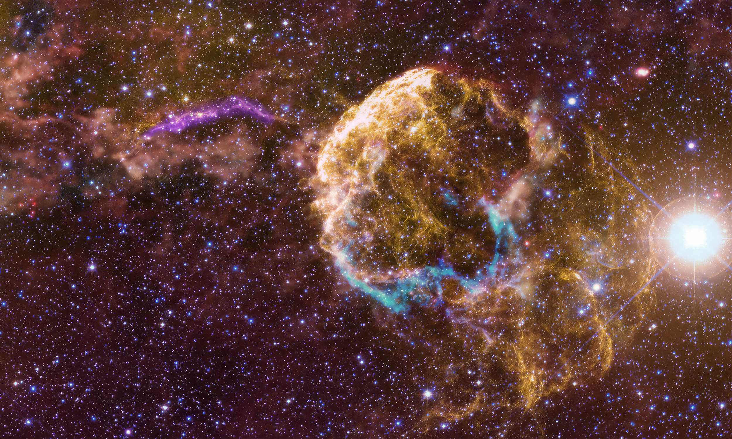 First known discovery of a two-star system where both stars exploded into supernovas