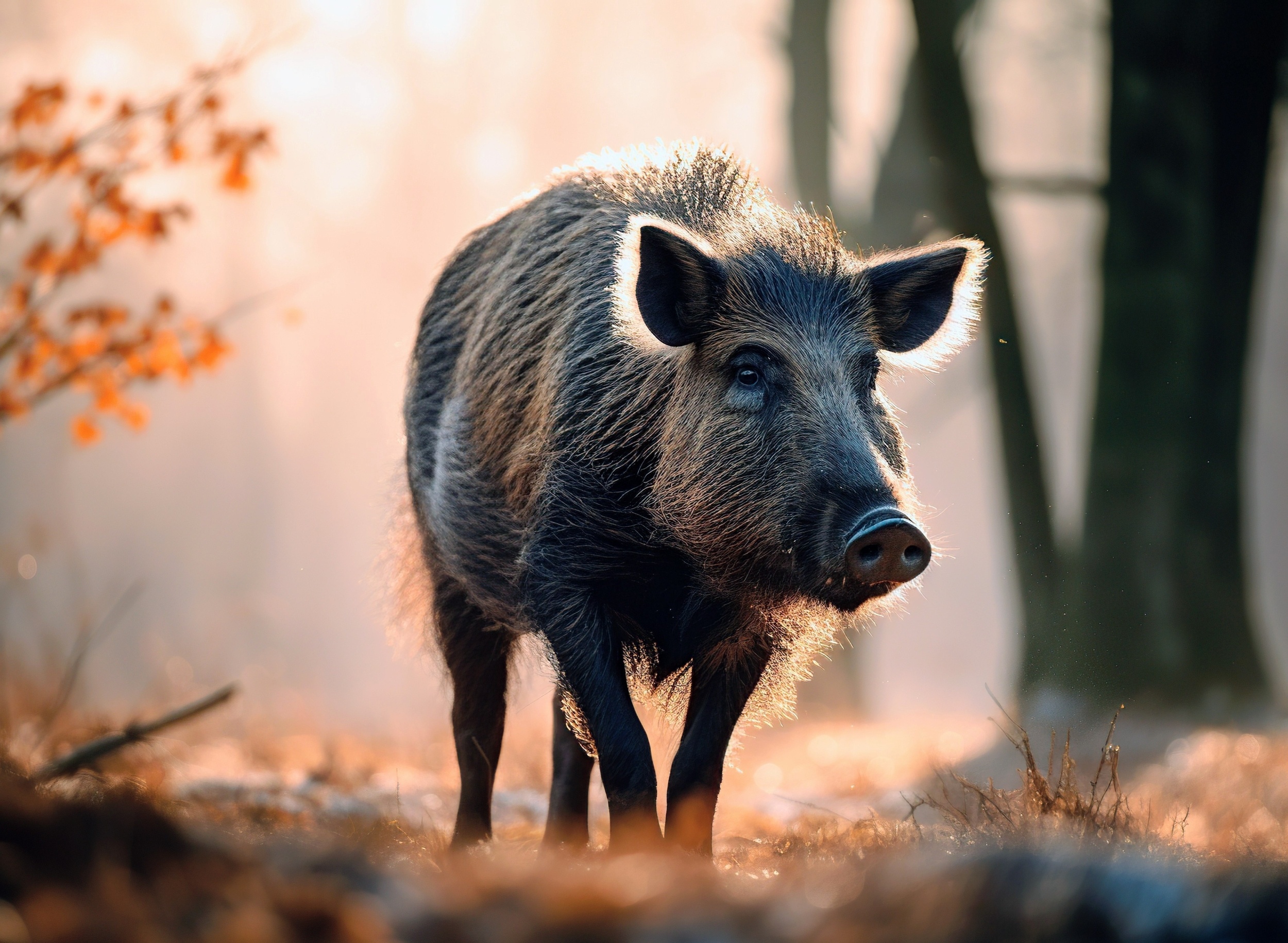 Tourists feeding rabbits may be turning wild boars into hunters